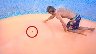 14FT Oobleck pool treasure hunt 7500 pounds [upl. by Toh]