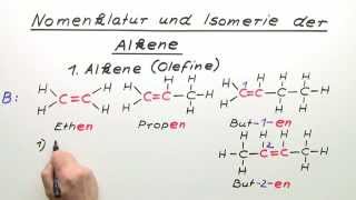 Nomenklatur und Isomerie der Alkene  Chemie  Organische Chemie [upl. by Nibas171]