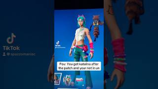 I got the Katalina skin in the usa fortnite katalina fortnitemobile fyp [upl. by Lenhard]