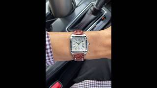 Cartier Santos Dumont Small on the wrist [upl. by Tracy886]