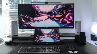 Desk Tour 2021 Ultrawide Setup [upl. by Trahurn]