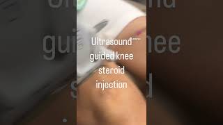 Ultrasound guided knee steroid injectionkneeinjectionsteroidinjectionmskultrasound kneepain [upl. by Llirrem188]