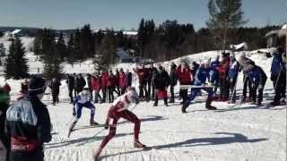 Herrer stafett  Jr NM Nordisk 2013 Lillehammer [upl. by Chip]