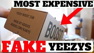 Unboxing The MOST EXPENSIVE FAKE YEEZYS THIS IS WHAT I GOT [upl. by Sherilyn371]