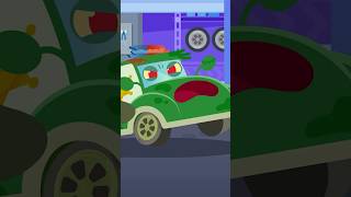 HELP The zombie police car is broken 🎥 Watch the full version at Pinkfong PoliceCar halloween [upl. by Woodsum]