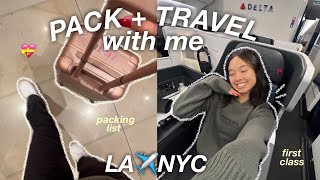 PACK  TRAVEL WITH ME TO NEW YORK [upl. by Morton]