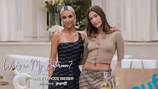 Kim Kardashian amp Hailey Bieber play Truth or Shot amp make ice cream sundaes  WHO’S IN MY BATHROOM [upl. by Yannodrahc982]