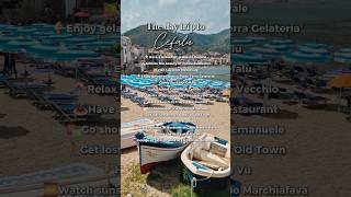 The perfect day trip itinerary Cefalu Sicily 🇮🇹 cefalù sicily italy [upl. by Cai102]