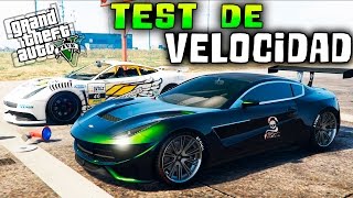 GTA 5  TEST DE VELOCIDAD SEVEN 70 VS MASSACRO  DUELO DE DEPORTIVOS  XxStratusxX [upl. by Albion]