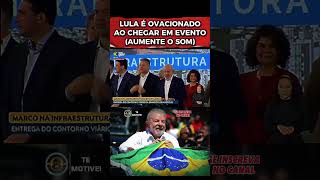 Escutem o que foi gritado para o Lula em sua chega lula noticia bolsonaro politica brasil [upl. by Halueb]