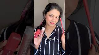 HUDA BEAUTY ★ Only red makeuptips makeuptutorial hudabeauty [upl. by Arama]