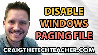 How To Disable The Windows 7 Paging File 2022 [upl. by Attey516]