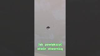 Sposób powiększenia otwóru otwornicą na większy [upl. by Yreneh]