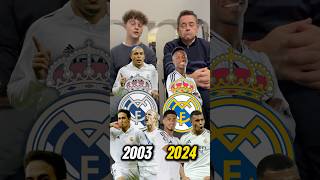 🌟REAL MADRID 2003 VS REAL MADRID 2024⭐️ realmadrid courtois valverde ronaldo mbappe futbol [upl. by Alet]