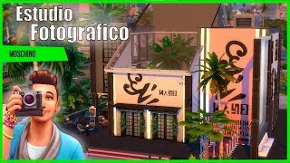 SIMS 4 MOSCHINO 👠 ESTUDIO FOTOGRAFICO 📷 Speed Build [upl. by Trah]