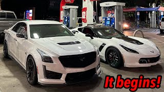 The CTS V3 Build Begins Today ITS ABOUT TO GO DOWN [upl. by Eiuqnimod]