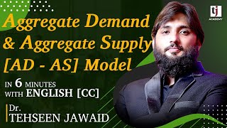 Aggregate Demand and Aggregate Supply AD  AS Model  Urdu I Hindi I English CC [upl. by Dore]