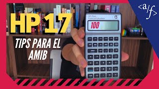 TUTORIAL CALCULADORA HP 17BII AMIB FIGURA 3 [upl. by Banks]