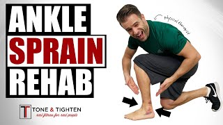 RECOVER FASTER How To Treat An Ankle Sprain At Home [upl. by Elitnahc]