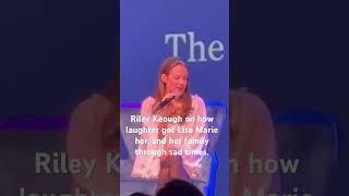 Riley Keough  How laughter got her family through the saddest of times Oct 12 2024 Memphis TN [upl. by Oicnaneb]