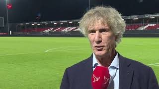 Trainer Gertjan Verbeek van Almere City FC over verloren wedstrijd tegen Jong Ajax [upl. by Luella]