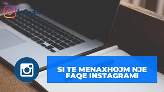 Si te menaxhojme nje faqe biznesi ne Instagram [upl. by Anagrom]