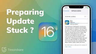 iOS 16 Stuck on Preparing Update Here is the Fix [upl. by Bechler]