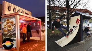 10 kreatywnych reklam na przystankach autobusowych [upl. by Barbarese]