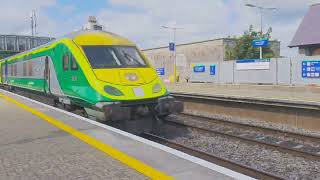 Trains At Portarlington 100824 [upl. by Langsdon]