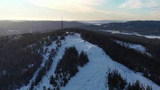 Varingskollen Alpinsenter  Hakadal  Nittedal  Viken  Norway 🇳🇴  DJI Mavic 2 Pro Drone  4K [upl. by Adnana]