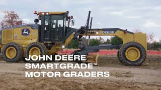 Move More Material More Efficiently  John Deere SmartGrade™ Motor Graders [upl. by Zela]