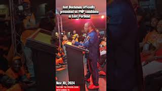 Isat Buchanan Officially Presented as PNP Candidate for East Portland news jamaicanews [upl. by Bocyaj562]