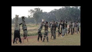 Watch Training Video of CISF Commando Police  Indian Army [upl. by Odrautse]