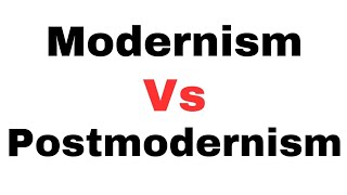 Modernism Vs Postmodernism in Literature Features of Modernism Features of Postmodernism NETENG [upl. by Aihsia]