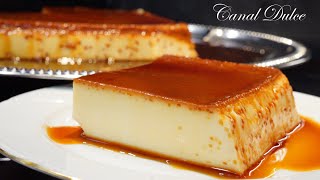 FLAN DE LECHE CONDENSADA SUPER DELICIOSO Y FÁCIL [upl. by Haliehs]