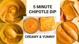 5 Min Chipotle Sauce Recipe  Healthy amp Protein Rich  Quick amp Easy Recipe [upl. by Larimore]