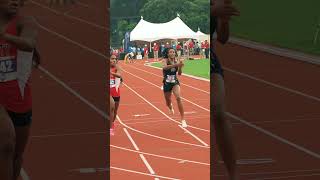 🛸kelly ufo cedar ridge track 100 meter race [upl. by Ahsetra]