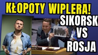 KĹOPOTY WIPLERA Radek Sikorski ZMASAKROWAĹ Rosjanina w ONZ OSTRY SZUROMETR [upl. by Werdn]