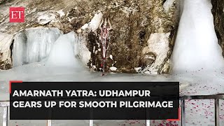 Amarnath Yatra Udhampur gears up for smooth pilgrimage preparations security measures in place [upl. by Nerrat]