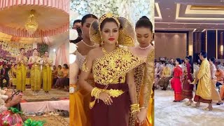 Khmer Wedding Day Cambodian Traditional 🌹  Ep53 shorts wedding [upl. by Eniamsaj483]