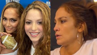 Jennifer Lopez Takes Issue With Sharing Super Bowl Stage With Shakira [upl. by Dloraj]