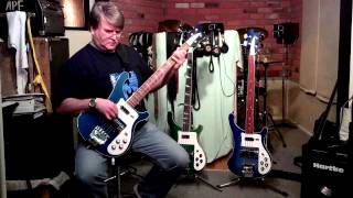 Chinese Rickenbacker Copy Bass vs Real Ric [upl. by Eissoj910]