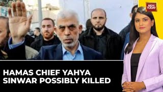 IsrealHamas War Hamas Chief Yahya Sinwar Possibly Eliminated In Israeli Operation  6PM Prime [upl. by Fayola]