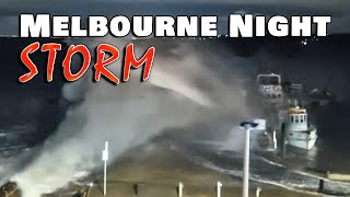 Melbourne Night Storm  Cyclonic Winds Impact Victoria  2 Sep 2024 [upl. by Hcra237]