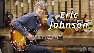 Eric Johnson playing vintage guitars at Normans Rare Guitars [upl. by Anire]