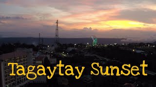 Time Lapse Video  Sunset in Tagaytay City Cavite Philippines [upl. by Nylisoj348]