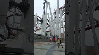 Big Roller Coaster in Universal Studios  Singapore [upl. by Nyroc]