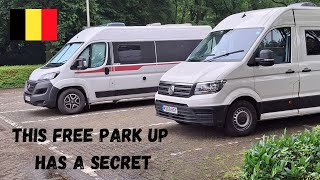 Campervan Park Up in Merksem Discovering a Hidden Gem Near Antwerp [upl. by Siramay]