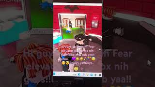 Hi guys ak lg main fear elevator di Roblox nih guyslike and sub ya🖤💜🌟🌟🎉🎊😇😊😉roblox shorts baii [upl. by Kamaria]