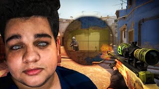 FINGINDO ser CEGO no CSGO Me kikaram kkkk [upl. by Lacsap853]